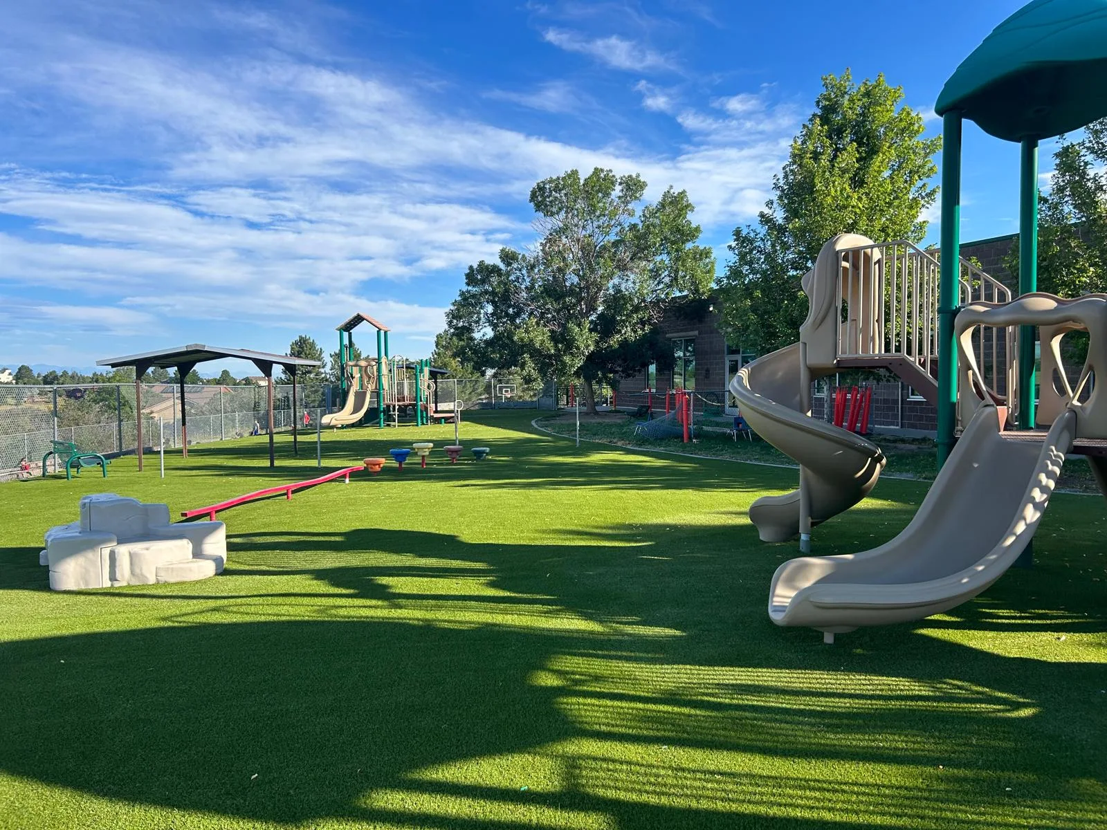 artificial grass playground