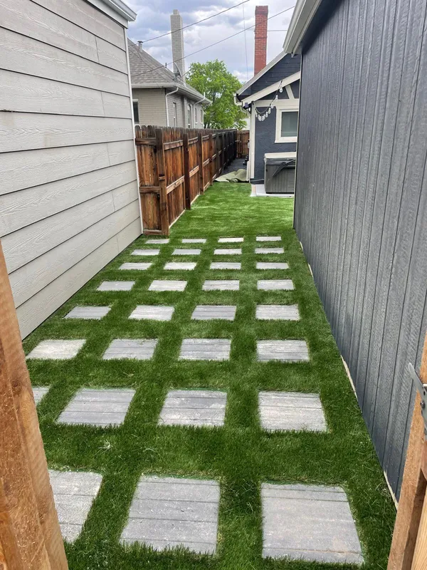 artificial turf backyard