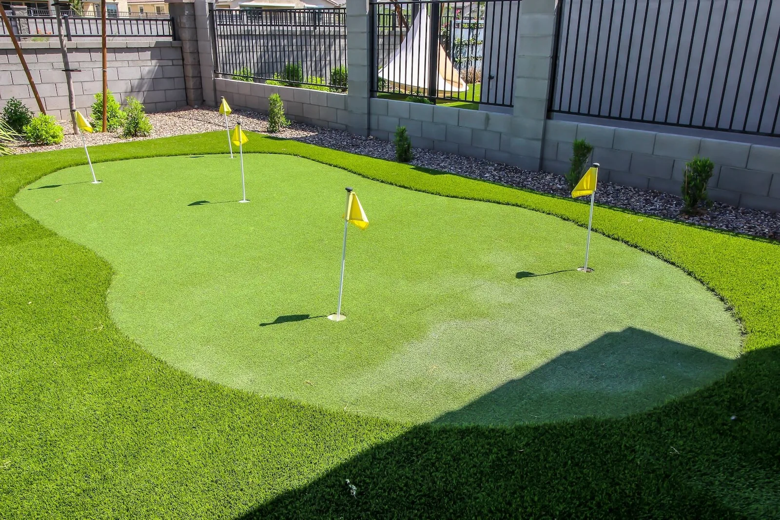 prep for backyard putting green in colorado