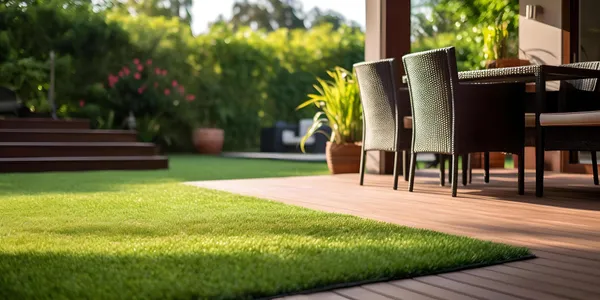 artificial grass in home yard