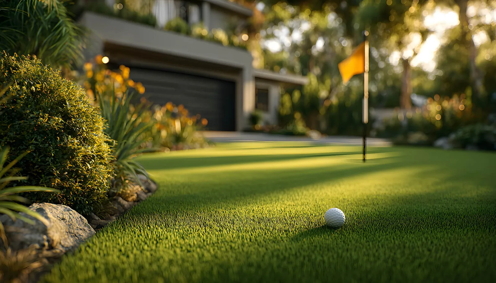 backyard putting green install steps