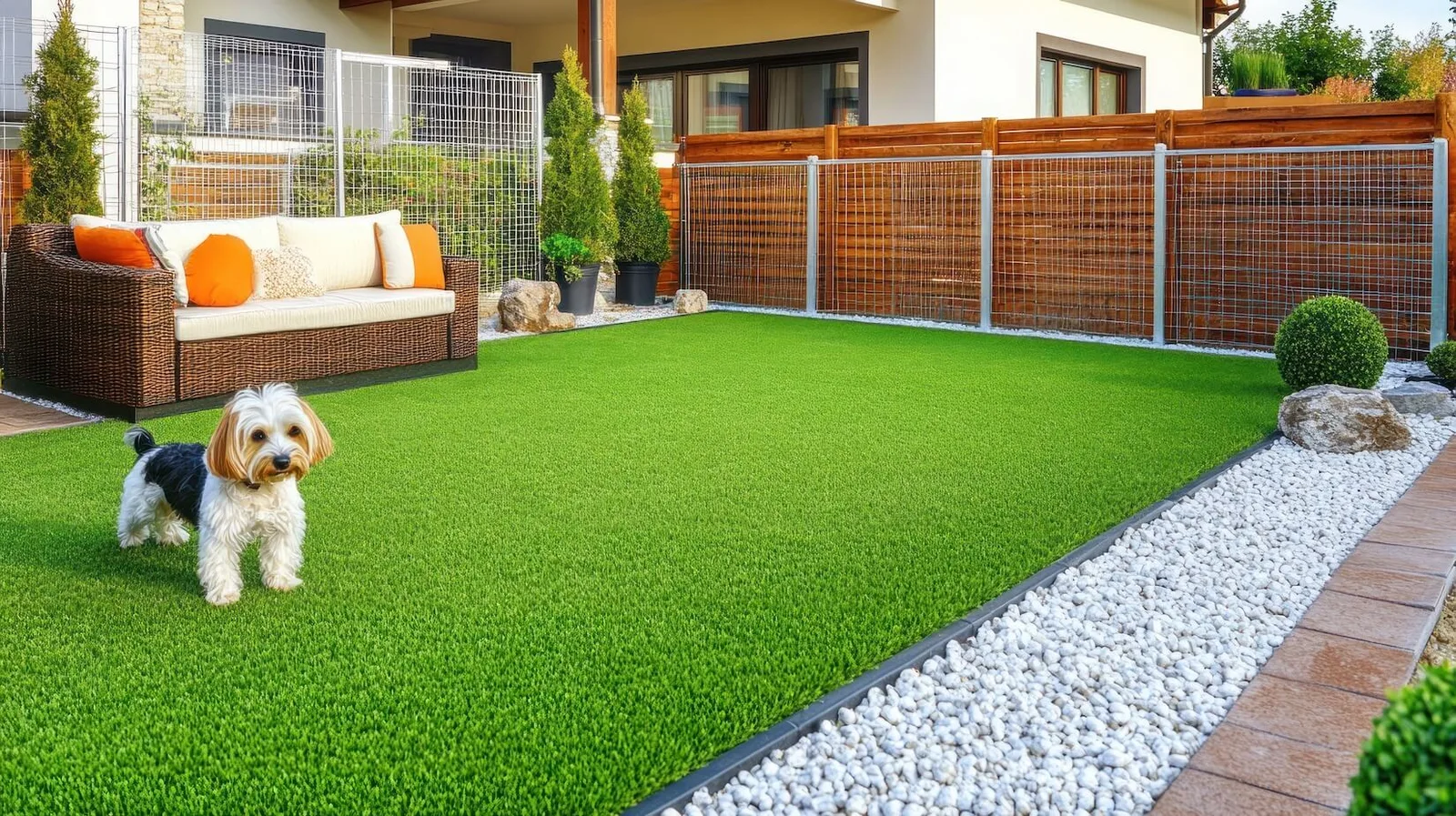 cleaning artificial turf with pets